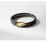 Black & Gold Welding Ring