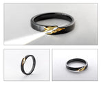 Black & Gold Welding Ring