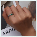 'Trebol' Good Luck Band Ring