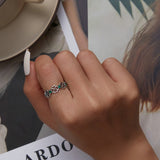 'Trebol' Good Luck Band Ring