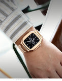 Luxury Stainless Steel Protective Case And Strap / Band For Apple Watch