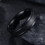 Vintage Roman Numerals Ring Stainless Steel